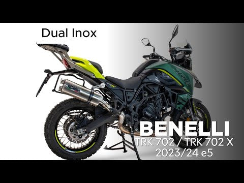 Benelli Trk 702 X 2023-2024 Exhaust GPR Slip-on Dual Inox