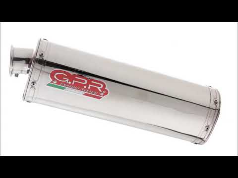 Yamaha Xtz 660 Tenere1991-98 Exhaust GPR Slip-on Furore Nero