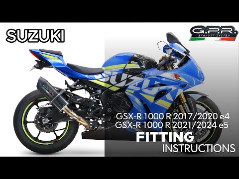 Suzuki GSXR 1000 R 2021-2024 Exhaust GPR Slip-on M3 Black Titanium