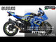 Suzuki GSXR 1000 R 2021-2024 Exhaust GPR Slip-on M3 Black Titanium