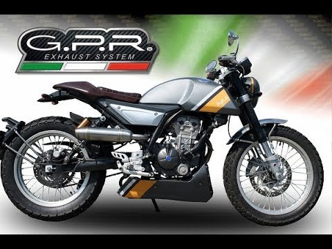 F.B. Mondial Hps 125 > Apr 2018-2020 Exhaust GPR Full System Deeptone Inox