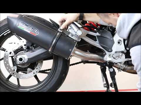 Bmw F900XR F900R 2020-2024 Exhaust GPR Slip-on Furore Evo4 Nero