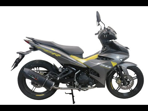 Yamaha Sniper 150 2021-2022  Exhaust GPR Full System Deeptone Inox