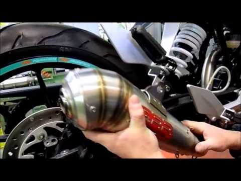 KTM Duke 125 2011-2016  Exhaust GPR Slip-on Albus Ceramic
