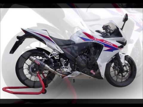 Honda CBR500R 2012-2016 Exhaust GPR Slip-on Albus Ceramic