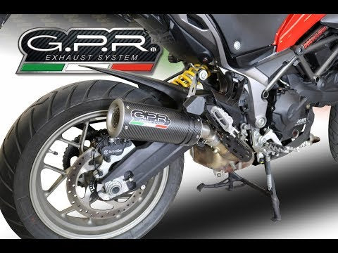 Ducati Multistrada 950 2017-2020 Exhaust GPR Mid-Line Albus Ceramic