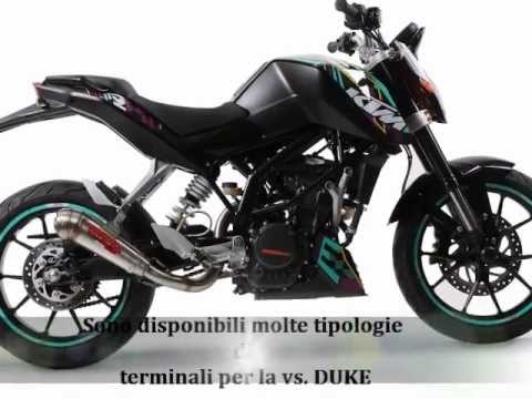 KTM Duke 125 2011-2016  Exhaust GPR Slip-on Albus Ceramic