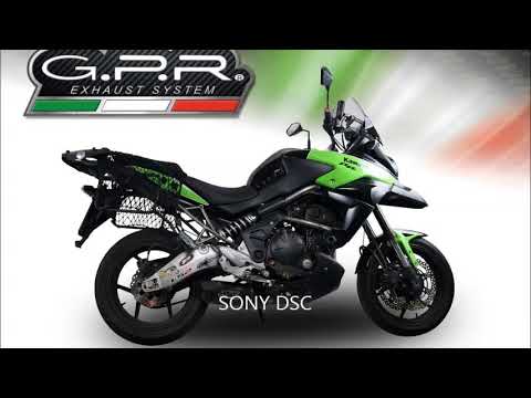 Kawasaki Versys 650 2006-2014 Exhaust GPR Slip-on M3 Poppy 