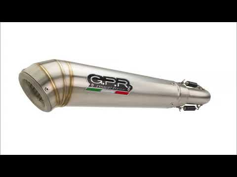 Buell S1 Lightning Exhaust GPR Slip-on Gpe Ann. titanium