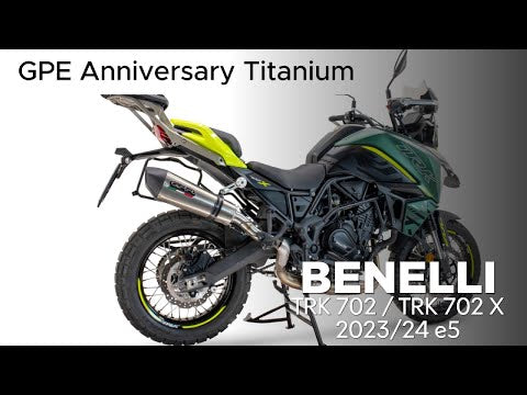 Benelli Trk 702  2023-2024 Exhaust GPR Slip-on GP Evo4 Titanium