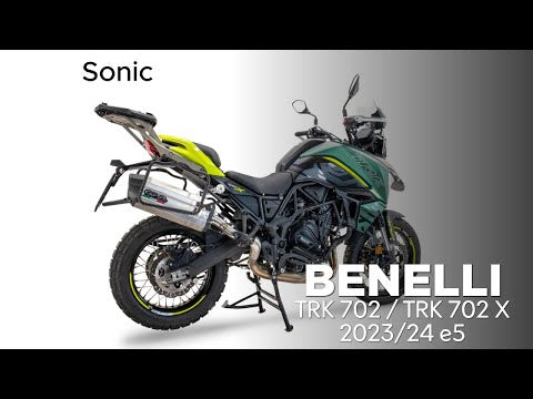 Benelli Trk 702  2023-2024 Exhaust GPR Slip-on Sonic Titanium