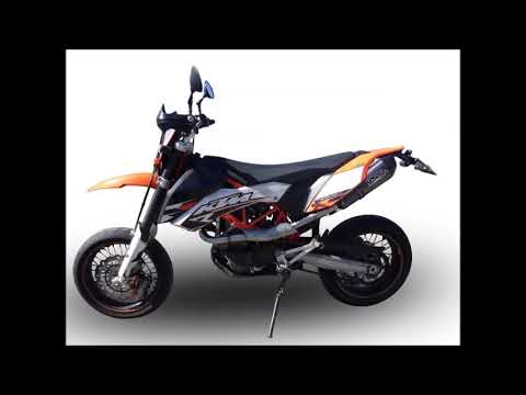 KTM Smc 690 R 2007-2016 Exhaust GPR Slip-on Albus Ceramic