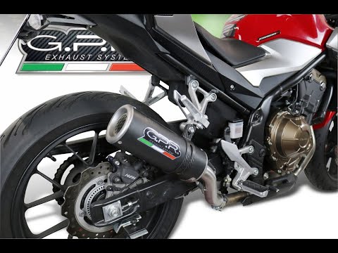 Honda CB400X 2019-2024 Exhaust GPR Slip-on Deeptone Inox