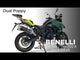 Benelli Trk 702 X 2023-2024 Exhaust GPR Slip-on Dual Poppy