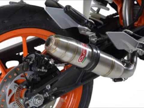 KTM Duke 390 2013-2016  Exhaust GPR Slip-on Furore Nero