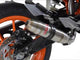 KTM Duke 390 2013-2016  Exhaust GPR Slip-on Furore Nero