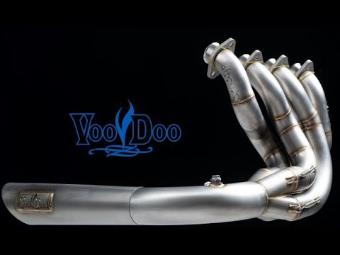 Suzuki Hayabusa 1999-2020 Natural Big Tube Sidewinder Exhaust by Voodoo