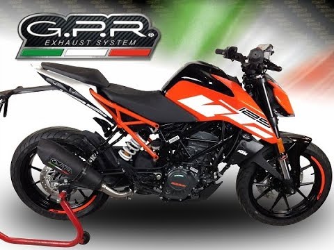 KTM Duke 250 2017-2020 Exhaust GPR Slip-on Albus Evo4