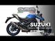 Suzuki GSXS 1000 2021-2024 Exhaust GPR Slip-on Furore Evo4 Nero