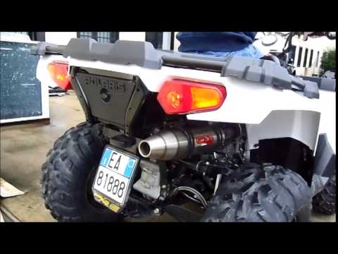 Polaris Sportsman 570 2014-2024 Exhaust, GPR Deeptone, Slip-on with Removable DB Killer and Link Pipe