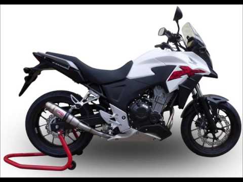 Honda CB500X 2013-2015 Exhaust GPR Slip-on Deeptone Inox