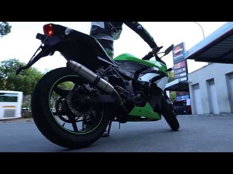 Kawasaki Ninja 250R 2007-2014 Exhaust GPR Slip-on Ghisa 