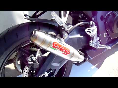 Suzuki GSXR 600 L1 L7 2011-2017 Exhaust GPR Slip-on M3 Poppy