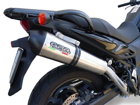 Suzuki V-Strom Dl 650 2012-2016  Exhaust GPR Mid-Line Trioval