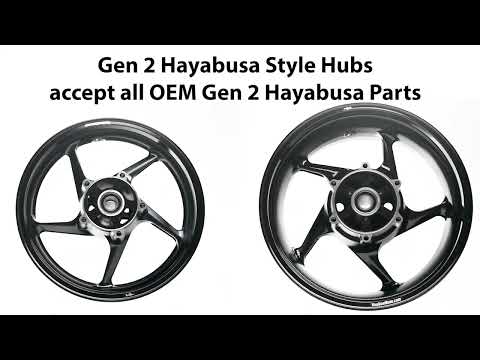 Suzuki Hayabusa 2022-2023, Voodoo Sniper Front Wheel, Koyo Bearings, 16 x 3.5, Black