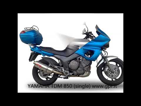 Yamaha Tdm 850 1991-01  Exhaust GPR Slip-on Trioval