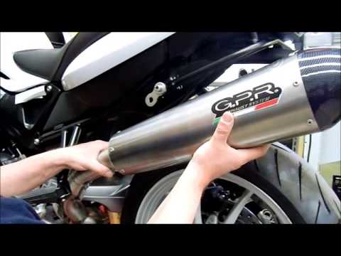 Bmw F800GT 2017-2019 Exhaust GPR Slip-on Powercone Evo
