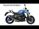Suzuki GSXS 950 2021-2024 Exhaust GPR Slip-on Furore Evo4 Nero