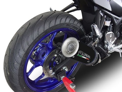 Yamaha Mt-25 250 2016-2017  Exhaust GPR Slip-on M3 Inox 
