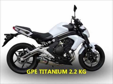 Kawasaki ER6F 2012-2016 USA Exhaust GPR Full System Satinox 