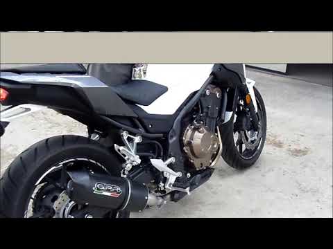 Honda CB400X 2016-2018 Exhaust GPR Slip-on Deeptone Inox