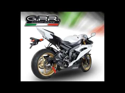 Yamaha Yzf R6 2006-2016 Exhaust GPR Slip-on Deeptone Inox