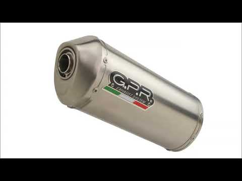 Kawasaki KLR600 1985-2004 Exhaust GPR Slip-on Satinox