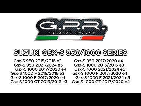 Suzuki GSXS 1000 GT 2021-2023 Exhaust GPR  Decat Pipe