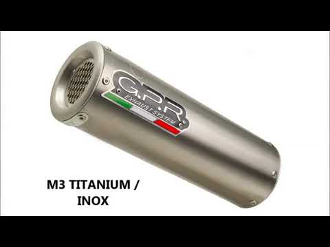 Kawasaki ZX636 R-RR 2009-2023 Exhaust GPR Slip-on Satinox 
