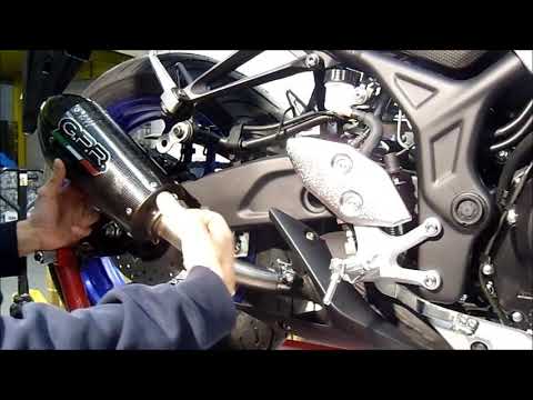 Yamaha YZF R3 2021-2024 Exhaust GPR Slip-on M3 Poppy