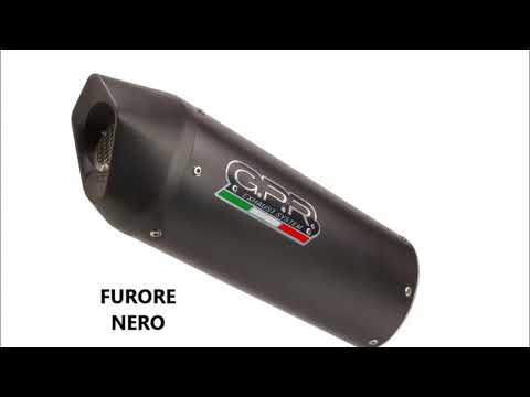 KTM SX-F 250 2003-2006 Exhaust GPR Slip-on Furore Nero