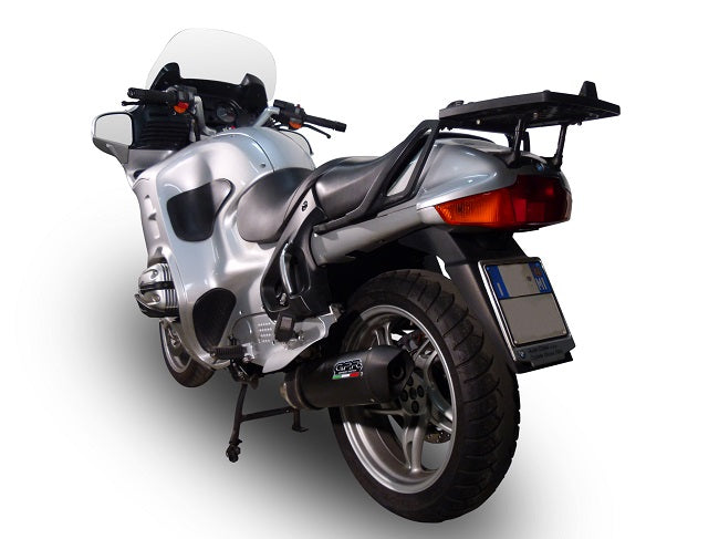 GPR Exhaust for Bmw R1150RT 2000-2006, Furore Nero, Slip-on Exhaust Including Removable DB Killer and Link Pipe