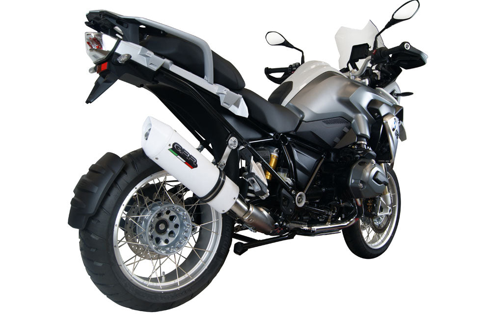 GPR Exhaust for Bmw R1200GS - Adventure 2017-2018, Albus Evo4, Slip-on Exhaust Including Removable DB Killer and Link Pipe