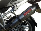 GPR Exhaust for Bmw R1200GS - Adventure 2004-2009, Gpe Ann. titanium, Slip-on Exhaust Including Removable DB Killer and Link Pipe