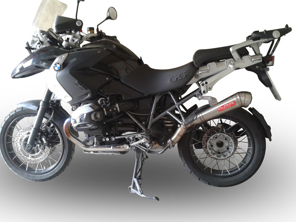 GPR Exhaust for Bmw R1200GS - Adventure 2004-2009, Powercone Evo, Slip-on Exhaust Including Removable DB Killer and Link Pipe