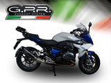 GPR Exhaust for Bmw R1200RS LC 2015-2016, Gpe Ann. Poppy, Slip-on Exhaust Including Removable DB Killer and Link Pipe