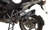 GPR Exhaust for Bmw R1200GS - Adventure 2013-2013, Furore Nero, Slip-on Exhaust Including Removable DB Killer and Link Pipe