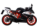 GPR Exhaust System Ktm RC 200 2014-2016, Albus Ceramic, Slip-on Exhaust Including Removable DB Killer and Link Pipe