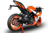 GPR Exhaust System Ktm RC 390 2017-2020, M3 Black Titanium, Slip-on Exhaust Including Removable DB Killer and Link Pipe