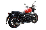 GPR Exhaust System Royal Enfield Meteor 350 2021-2023, Deeptone Inox, Slip-on Exhaust Including Link Pipe